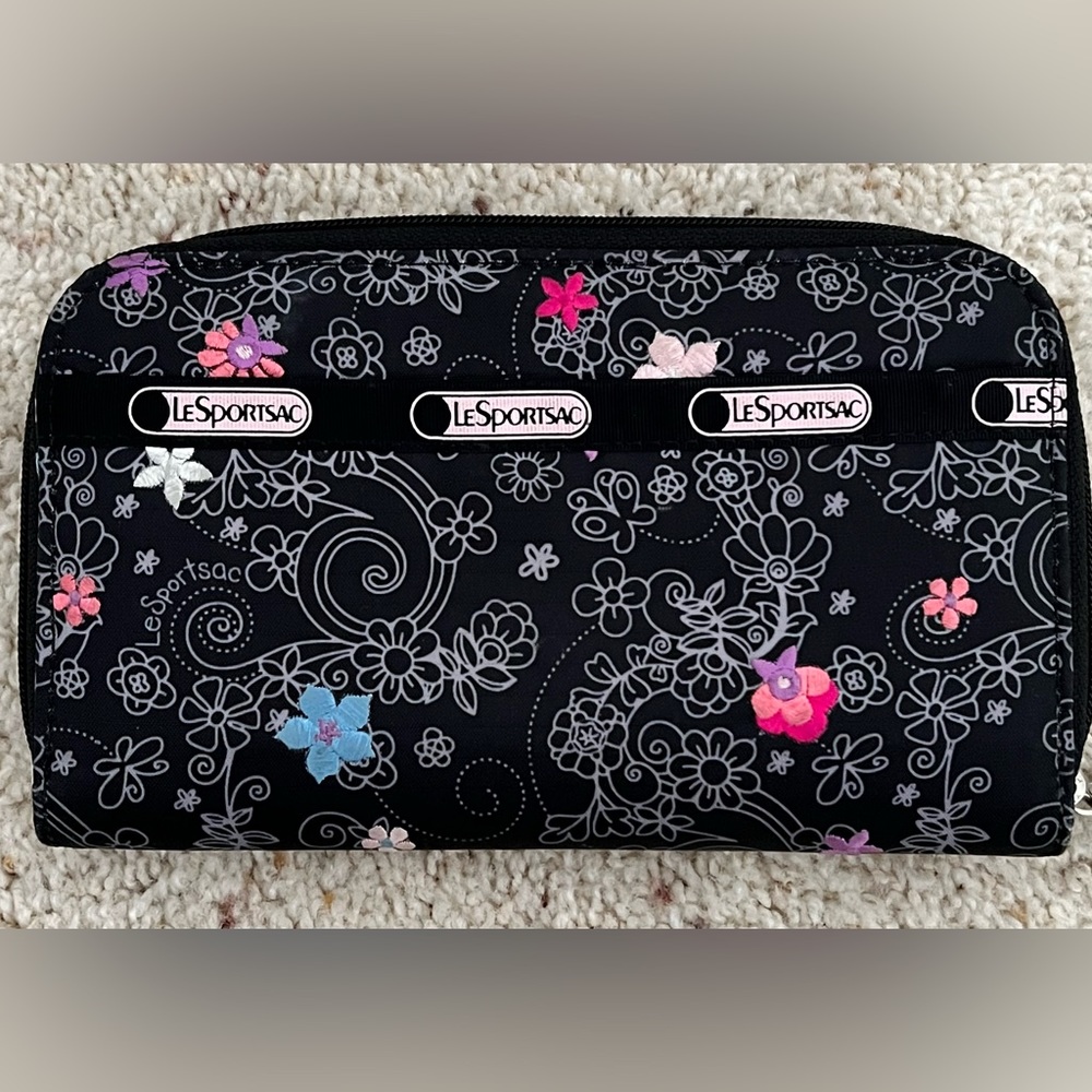 LeSportsac Flower Long Wallet